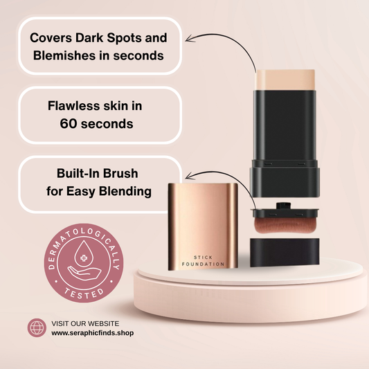 Korean 2 in 1 Glass Skin Foundation Stick