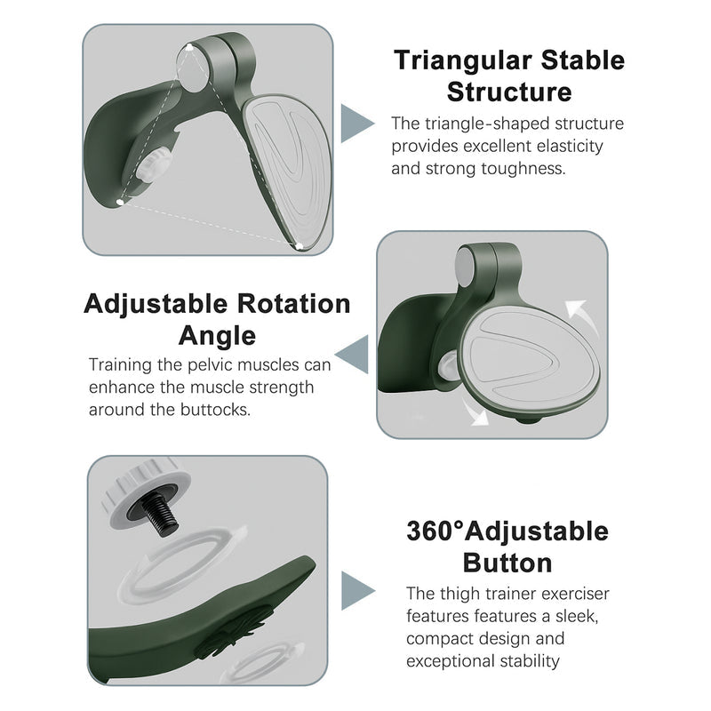 Thigh Trainer & Kegel Exerciser | Resilient 16 kg Inner Thigh & Pelvic Floor Strengthener